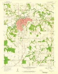 Hi-Res Interactive Map of Fort Scott, KS in 1958 | Pastmaps